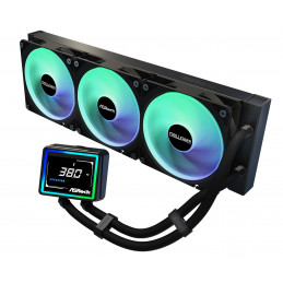 Asrock Challenger 360 Digital Suoritin Nestejäähdytyspakkaus 12 cm Musta