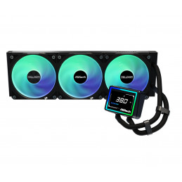 Asrock Challenger 360 Digital Suoritin Nestejäähdytyspakkaus 12 cm Musta