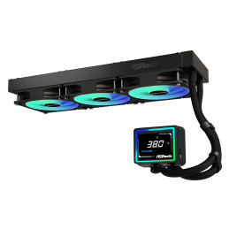 Asrock Challenger 360 Digital Suoritin Nestejäähdytyspakkaus 12 cm Musta