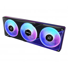 Asrock Phantom Gaming 360 LCD Suoritin Nestejäähdytyspakkaus 12 cm Musta