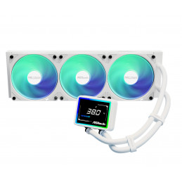 Asrock Challenger White 360 Digital Suoritin Nestejäähdytyspakkaus 12 cm Valkoinen