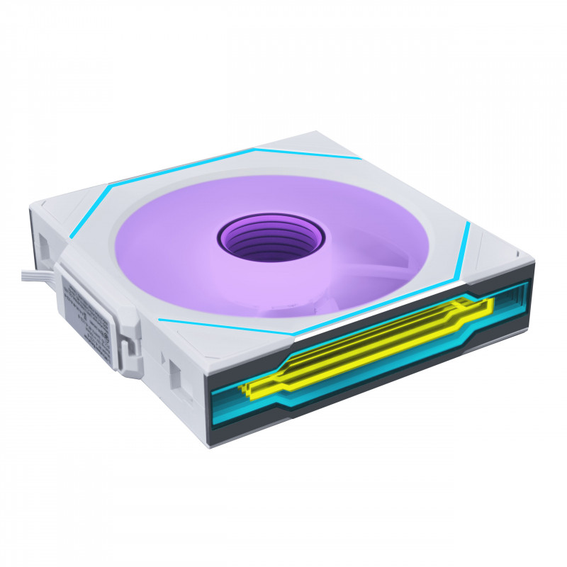 Lian Li Uni Fan 14SLIN1W1W Tietokonekotelo Tuuletin 14 cm Valkoinen 1 kpl