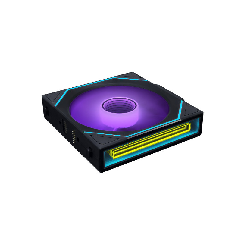 Lian Li Uni Fan 14RSLIN1W1B Tietokonekotelo Tuuletin 14 cm Musta 1 kpl