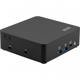 MSI Cubi NUC AI 1UMG-005EU Intel Core Ultra 7 155H 16 GB DDR5-SDRAM 1 TB SSD Windows 11 Pro Mini PC Musta