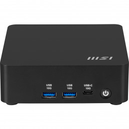 MSI Cubi NUC AI 1UMG-005EU Intel Core Ultra 7 155H 16 GB DDR5-SDRAM 1 TB SSD Windows 11 Pro Mini PC Musta
