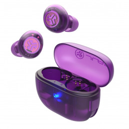 JLab Go Pop ANC Kuulokkeet True Wireless Stereo (TWS) In-ear Puhelut Musiikki Bluetooth Purppura, Läpinäkyvä