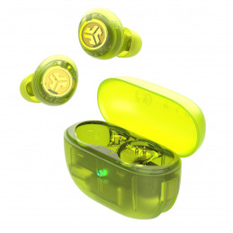 JLab Go Pop ANC Kuulokkeet True Wireless Stereo (TWS) In-ear Puhelut Musiikki Bluetooth Sinivihreä, Läpinäkyvä