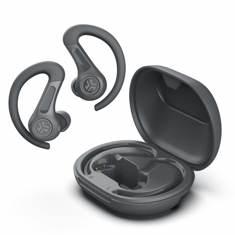 JLab Sport Kuulokkeet True Wireless Stereo (TWS) Ear-hook Puhelut Musiikki Bluetooth Grafiitti