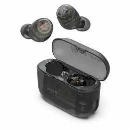 JLab Go Air Pop Kuulokkeet True Wireless Stereo (TWS) In-ear Puhelut Musiikki Urheilu Päivittäinen Bluetooth Musta, Läpinäkyvä