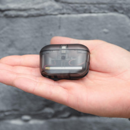 JLab Go Air Pop Kuulokkeet True Wireless Stereo (TWS) In-ear Puhelut Musiikki Urheilu Päivittäinen Bluetooth Musta, Läpinäkyvä