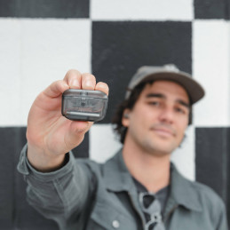 JLab Go Air Pop Kuulokkeet True Wireless Stereo (TWS) In-ear Puhelut Musiikki Urheilu Päivittäinen Bluetooth Musta, Läpinäkyvä