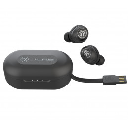 JLab IEUEBJBANCRBLK82 kuulokkeet ja kuulokemikrofoni True Wireless Stereo (TWS) In-ear Puhelut Musiikki Bluetooth Musta