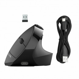 JLab JBUDS ERGONOMIC hiiri Koti Oikeakätinen RF Wireless + Bluetooth 2400 DPI