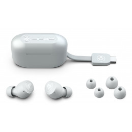 JLab Go Pop+ Kuulokkeet True Wireless Stereo (TWS) In-ear Puhelut Musiikki Urheilu Päivittäinen Bluetooth Valkoinen
