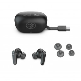 JLab Go Pods ANC Kuulokkeet True Wireless Stereo (TWS) In-ear Puhelut Musiikki Bluetooth Musta