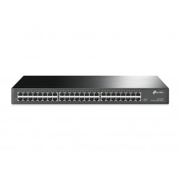 TP-Link TL-SG1048 verkkokytkin Hallitsematon Gigabit Ethernet (10 100 1000) 1U Musta
