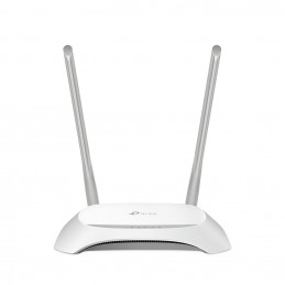 TP-Link TL-WR850N langaton reititin Nopea Ethernet Yksi kaista (2,4 GHz) Harmaa, Valkoinen