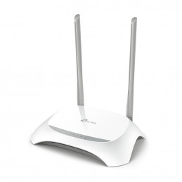 TP-Link TL-WR850N langaton reititin Nopea Ethernet Yksi kaista (2,4 GHz) Harmaa, Valkoinen