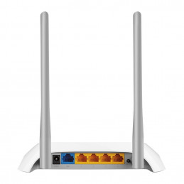 TP-Link TL-WR850N langaton reititin Nopea Ethernet Yksi kaista (2,4 GHz) Harmaa, Valkoinen