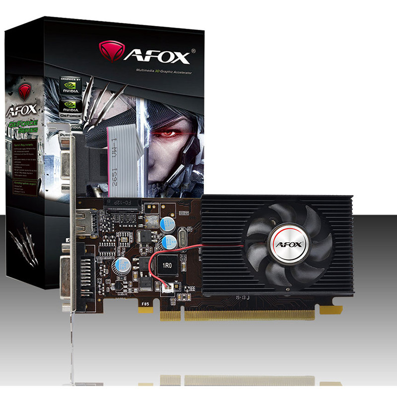 AFOX AF210-512D3L3-V2 näytönohjain NVIDIA GeForce G210 0,512 GB GDDR3