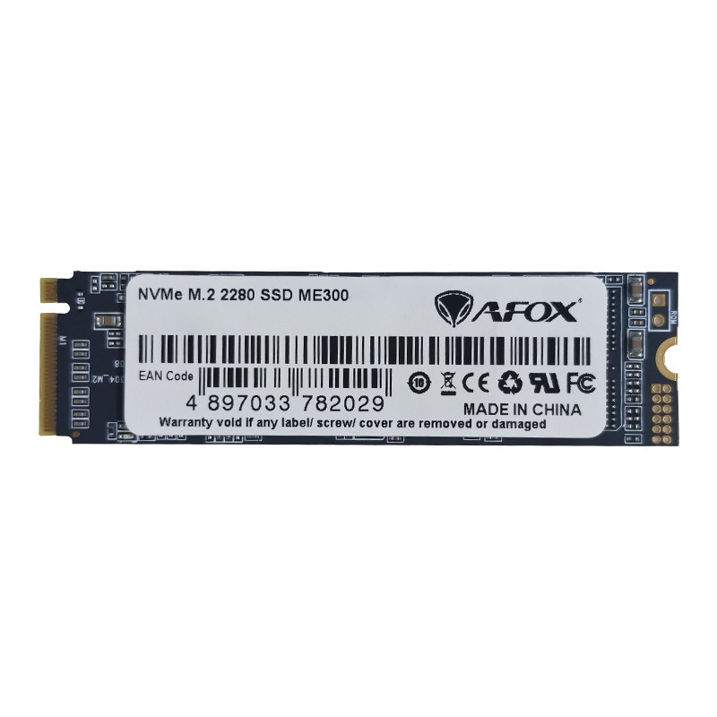 AFOX ME300-512GN SSD-massamuisti 512 GB M.2 PCI Express 3.0 NVMe 3D NAND