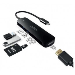 Nilox DOCK USB-C HDMI 2XUSB3.0 0 Mbit s