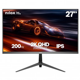 Nilox NXM272K20001 tietokoneen litteä näyttö 68,6 cm (27") 2560 x 1440 pikseliä 2K LED Musta
