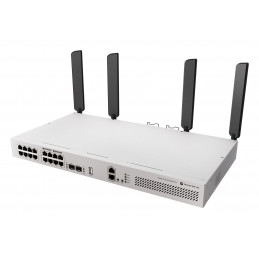 Mikrotik CRS418-8P-8G-2S+5axQ2axQ-RM L2 L3 Gigabit Ethernet (10 100 1000) Power over Ethernet -tuki 1U
