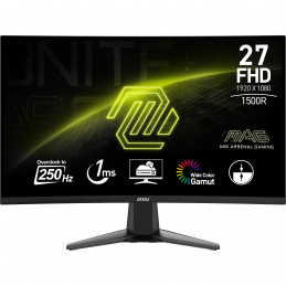 MSI MAG 27C6X tietokoneen litteä näyttö 68,6 cm (27") 1920 x 1080 pikseliä Full HD LCD Musta