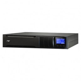 FSP Champ Rack 2K UPS-virtalähde Taajuuden kaksoismuunnos (verkossa) 2 kVA 1800 W 3 AC-pistorasia(a)