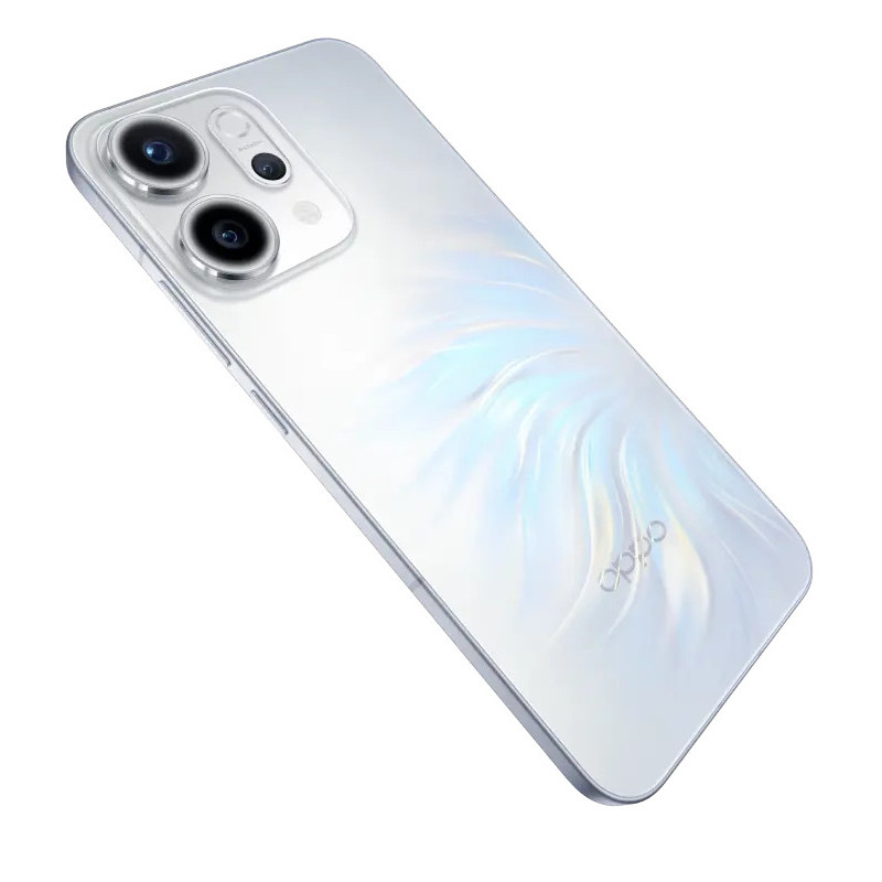 OPPO 14 5G Reno 16,7 cm (6.59") Kaksois-SIM Android 15 USB Type-C 12 GB 256 GB 6000 mAh Valkoinen