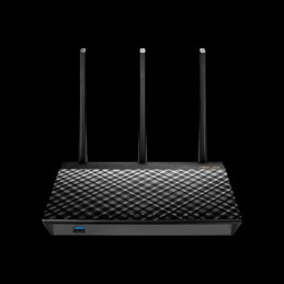 ASUS RT-AC1900U langaton reititin Gigabitti Ethernet Kaksitaajuus (2,4 GHz 5 GHz) Musta