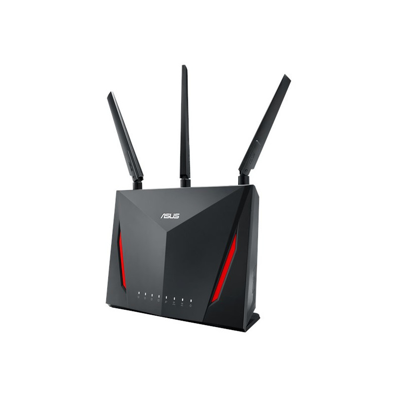ASUS RT-AC2900 langaton reititin Gigabitti Ethernet Kaksitaajuus (2,4 GHz 5 GHz) Musta