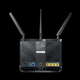 ASUS RT-AC2900 langaton reititin Gigabitti Ethernet Kaksitaajuus (2,4 GHz 5 GHz) Musta