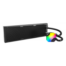 Montech HyperFlow ARGB 360 Suoritin All-in-one-nesteenjäähdytin 12 cm Musta 1 kpl