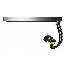 Montech HyperFlow ARGB 360 Suoritin All-in-one-nesteenjäähdytin 12 cm Musta 1 kpl