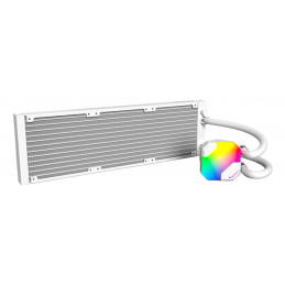 Montech HyperFlow ARGB 360 Suoritin All-in-one-nesteenjäähdytin 12 cm Valkoinen 1 kpl