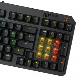 ASUS TUF Gaming K3 Gen II näppäimistö Pelaaminen USB QWERTY Musta