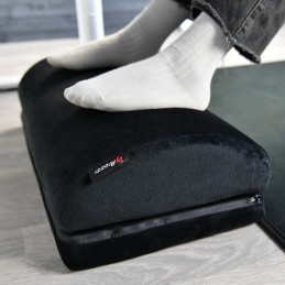 Arozzi AZ-FOOTREST-VELVET-BK toimisto- ja työtuolin lisävaruste Jalkatuki Musta 1 kpl