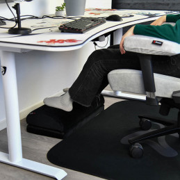 Arozzi AZ-FOOTREST-VELVET-BK toimisto- ja työtuolin lisävaruste Jalkatuki Musta 1 kpl
