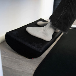 Arozzi AZ-FOOTREST-VELVET-BK toimisto- ja työtuolin lisävaruste Jalkatuki Musta 1 kpl