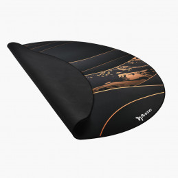 Arozzi Zona Round Floor Pad Musta, Kulta Mikrokuitu, Kumi