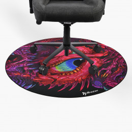 Arozzi Zona Round Floor Pad Monivärinen Mikrokuitu, Kumi