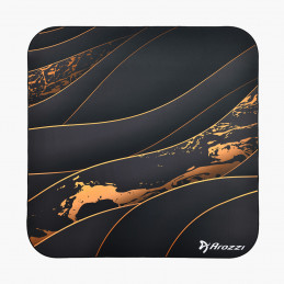 Arozzi Zona Round Floor Pad Musta, Kulta Mikrokuitu, Kumi