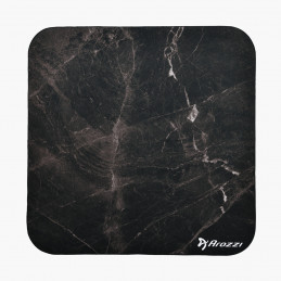 Arozzi Zona Round Floor Pad Musta, Marmorinvärinen Mikrokuitu, Kumi