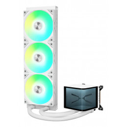 TRYX PANORAMA ARGB 360 Suoritin Nestejäähdytyspakkaus 12 cm Valkoinen 1 kpl