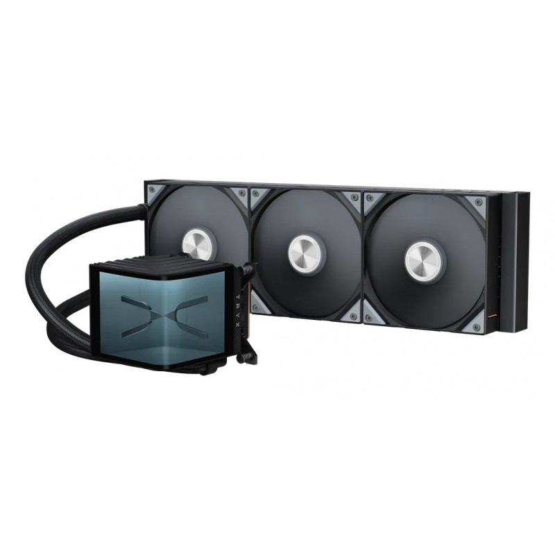 TRYX Panorama 360 Suoritin Nestejäähdytyspakkaus 12 cm Musta 1 kpl