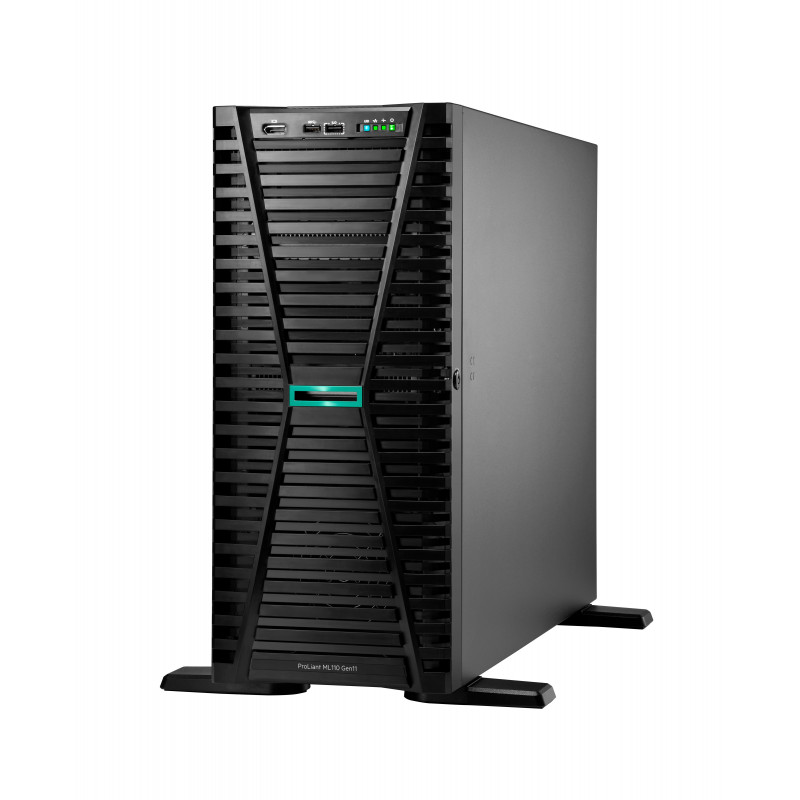 HPE ProLiant ML110 Gen11 3508U 2.1GHz 8c 1P 1x32GB-R 8SFF 2x480GB SSD 2x1000W PS EU Server palvelin 960 GB Torni (4.5U) Intel®