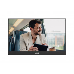 AOC 16T20E2 Kannettava televisio ja näyttö Kannettava näyttö Musta 39,6 cm (15.6") LED 1920 x 1080 pikseliä