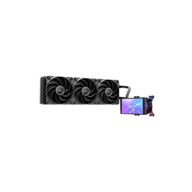 Antec VORTEX VIEW 360 Suoritin All-in-one-nesteenjäähdytin 12 cm Musta 1 kpl